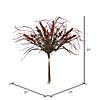 Vickerman 27" Artificial Burgundy Euphoria Onion Grass Bush. Image 3