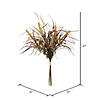 Vickerman 27" Artificial Yellow Euphorbia Onion Grass Bush. Image 3