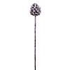Vickerman 27" Glitter Artificial Snow Pinecone Stem, 4 per bag. Image 1