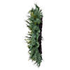 Vickerman 28" Artificial Mixed Fern Cedar Wreath Image 2