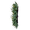 Vickerman 28" Artificial Mixed Fern Cedar Wreath Image 3