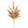 Vickerman 28" Gold Artificial Eucalyptus Glitter Spray, 2 per bag. Image 1