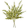 Vickerman 28" Lime Artificial Eucalyptus Glitter Spray, 2 per bag. Image 3