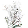 Vickerman 3.5' Flocked Alberta Christmas Tree with Multi-Colored LED Lights Image 1
