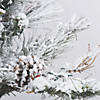 Vickerman 3.5&#39; Flocked Alberta Christmas Tree with Multi-Colored LED Lights Image 2