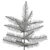 Vickerman 3.5' Platinum Fir Artificial Christmas Pencil Tree, Unlit Image 1