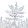 Vickerman 3.5' Sparkle White Spruce Christmas Tree with Multi-Colored LED Lights Image 1