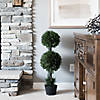 Vickerman 3' Artificial Double Ball Green Cedar Topiary Image 1