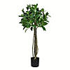 Vickerman 3' Artificial Potted Bay Leaf Topiary Image 1