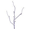 Vickerman 3' Brown Frosted Twig Tree, Warm White 3mm Wide Angle LED lights Image 1
