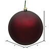 Vickerman 3" Burgundy Matte Ball Ornament, 12 per Bag Image 1