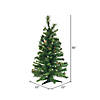 Vickerman 3' Cheyenne Pine Christmas Tree with Warm White LED Lights Image 1