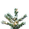 Vickerman 3' Flocked Alpine Christmas Tree with Clear Lights Image 1