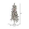 Vickerman 3' Flocked Alpine Christmas Tree with Multi-Colored LED Lights Image 1