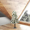 Vickerman 3' Flocked Alpine Christmas Tree with Warm White LED Lights Image 2
