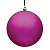 Vickerman 3" Fuchsia Matte Ball Ornament, 12 per Bag Image 1