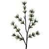 Vickerman 3' Green Mini Pine Twig Tree, Warm White 3mm Wide Angle LED lights. Image 1