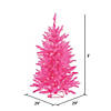 Vickerman 3' Hot Pink Christmas Tree with Pink LED Lights Image 2