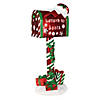 Vickerman 3' Letters To Santa Mailbox Christmas Decoration Image 1