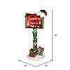 Vickerman 3' Letters To Santa Mailbox Christmas Decoration Image 2