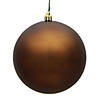 Vickerman 3" Mocha Matte Ball Ornament, 12 per Bag Image 1