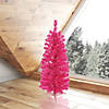 Vickerman 3' Pink Pencil Christmas Tree with Pink LED Lights Image 3
