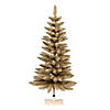 Vickerman 3' Platinum Fir Artificial Christmas Pencil Tree, Unlit Image 1