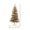 Vickerman 3' Platinum Fir Artificial Christmas Pencil Tree, Unlit Image 3