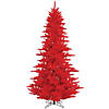Vickerman 3' Red Fir Artificial Christmas Tree, Unlit Image 1