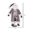 Vickerman 3' Silver Santa Doll with Stand Image 1