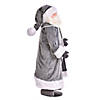 Vickerman 3' Silver Santa Doll with Stand Image 2