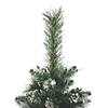 Vickerman 3' Snow Tipped Mixed Pine and Berry Christmas Tree - Unlit Image 2