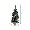 Vickerman 3' Snow Tipped Mixed Pine and Berry Christmas Tree - Unlit Image 4