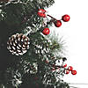 Vickerman 3' Snow Tipped Pine and Berry Artificial Christmas Tree Unlit Image 2
