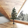 Vickerman 3' x 21" Natural Alpine Tree with Warm White Lights Image 2