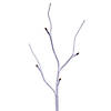 Vickerman 30" Brown Frosted Twig Tree Grove, Warm White 3mm Wide Angle LED lights, 5 Piece Set. Image 1