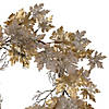 Vickerman 30" Champagne Maple Leaf Artificial Wreath, Unlit Image 1
