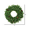 Vickerman 30" Cheyenne Pine Artificial Christmas Wreath, Unlit Image 1