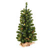 Vickerman 30" Felton Pine Artificial Christmas Tree, Multi-Colored Lights Image 1