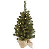 Vickerman 30" Felton Pine Artificial Christmas Tree, Unlit Image 1