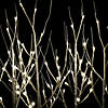 Vickerman 30" White Birch Twig Tree Grove, Warm White 3mm Wide Angle LED lights, 5 Piece Set. Image 3