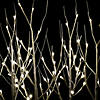 Vickerman 30&quot; White Birch Twig Tree Grove, Warm White 3mm Wide Angle LED lights, 5 Piece Set. Image 3