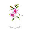 Vickerman 32" Artificial Pink Real Touch Tiger Lily Stem Image 3