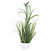 Vickerman 32" Green Potted Bamboo and Grass Image 1