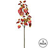 Vickerman 36" Artificial Autumn Red Eucalyptus Spray. Includes 3 sprays per pack. Image 3