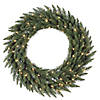 Vickerman 36" Camdon Fir Artificial Christmas Wreath, Clear Dura-lit Incandescent Mini Lights Image 1