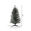 Vickerman 36" Canadian Pine Artificial Christmas Tree, Clear Dura-lit Lights Image 2