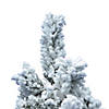 Vickerman 36" Flocked Alaskan Pine Christmas Tree - Unlit Image 1