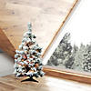 Vickerman 36" Flocked Alaskan Pine Christmas Tree with Multi-Colored Lights Image 3
