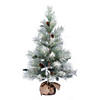 Vickerman 36" Frosted Ansell Pine Tree Image 1